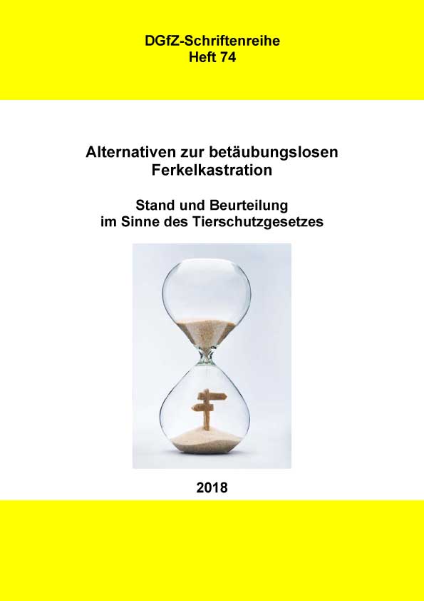 DGfZ - Neue DGfZ-Schriftenreihe: Alternativen Zur Betäubungslosen ...